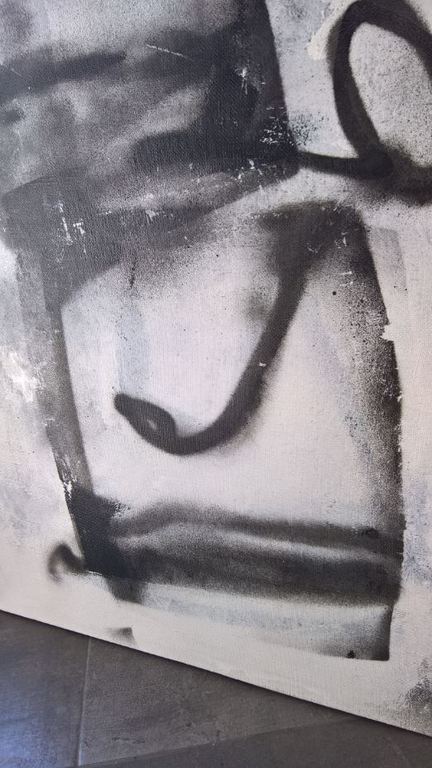 Herman Brood origineel groot schilderij ‘Hotemetotem’  kopen? Bied vanaf 5950!