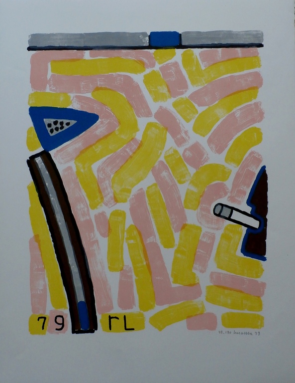 Reinier Lucassen - litho: Matisse in Spanje - 1979 verkocht voor € 125!