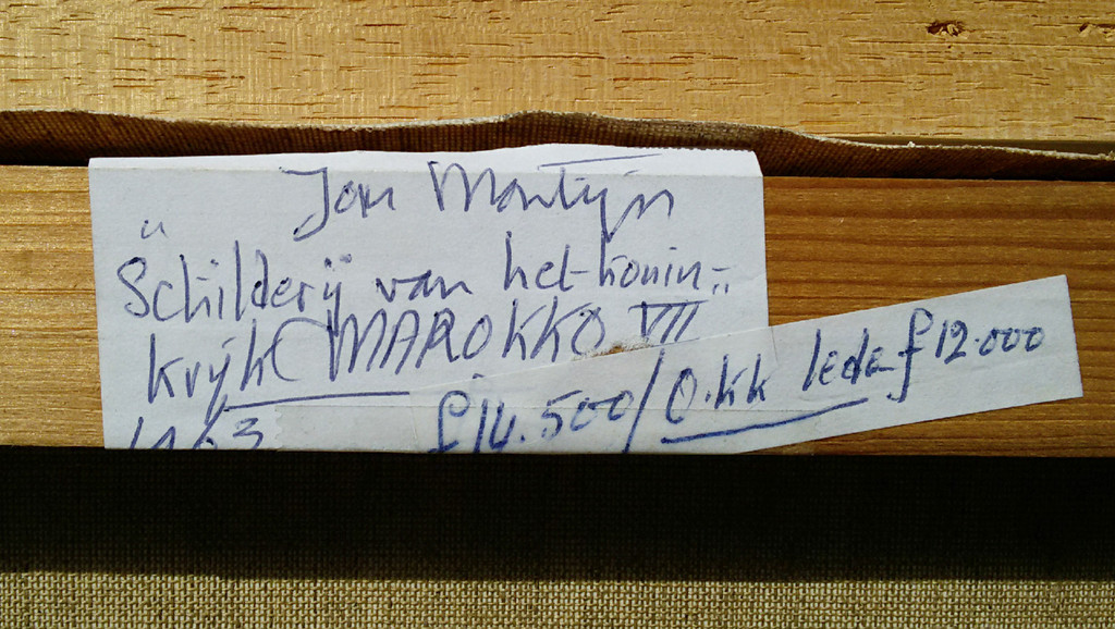 Jan Montyn - Koninkrijk Marokko VII, olieverf op doek (ingelijst) kopen? Bied vanaf 250!