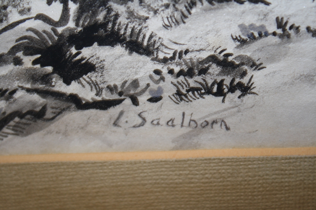 LOUIS SAALBORN - TROPISCH LANDSCHAP OP JAVA INDONESIE kopen? Bied vanaf 75!