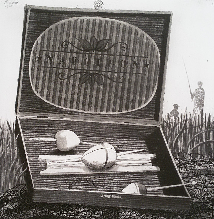 SPECIAL STUNT: Herman Berserik - Visgerei in sigarendoos, ets verkocht voor € 95!