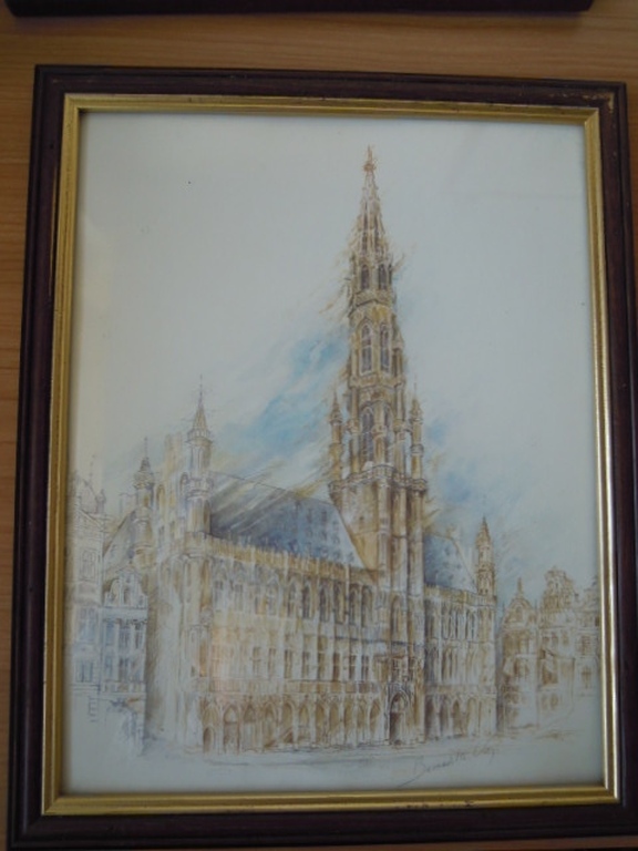 2  Lithografieën  BERNADETTE VOS van Antwerpen - zijn handgesigneerd 40 x 32 cm  kopen? Bied vanaf 8!