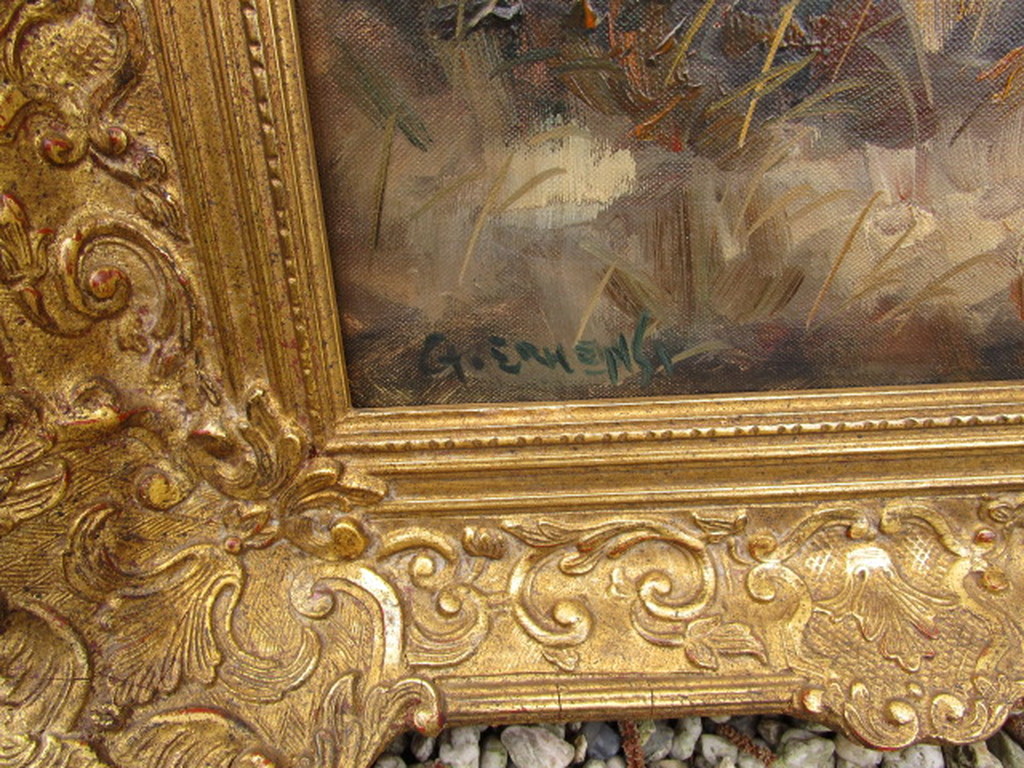 G.J. Ernens, olieverf op doek, fazanthaan in bos/heidelandschap kopen? Bied vanaf 100!