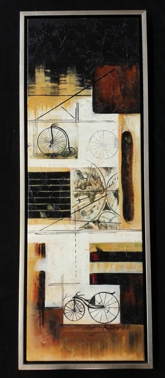 Han Teng, origineel op linnen in lijst verkocht voor € 80!