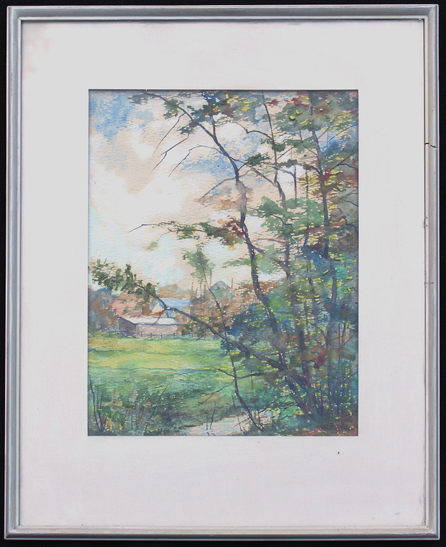 WILLEM TIJSSEN: aquarel/plakkatverf, zonder titel  kopen? Bied vanaf 65!
