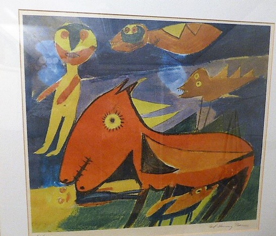 Carl Henning Pedersen. handgesigneerd en genummerd kopen? Bied vanaf 365!