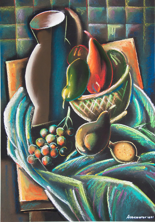 Ashkhotov, Mooie Originele Pastel, Stilleven. kopen? Bied vanaf 70!