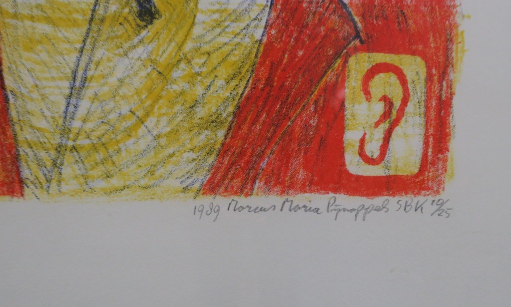 Marc Pijnappels: Litho, Zonder titel - Ingelijst kopen? Bied vanaf 1!