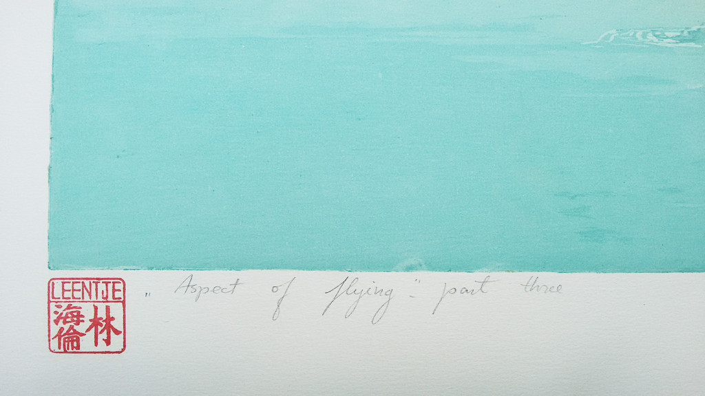 Leentje Linders - Aspect of flying III, aquatint ets met reliëfdruk kopen? Bied vanaf 70!