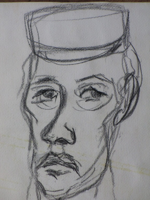 Reimond Kimpe (toegeschreven aan), Twee boerenkoppen, Tekeningen kopen? Bied vanaf 1!