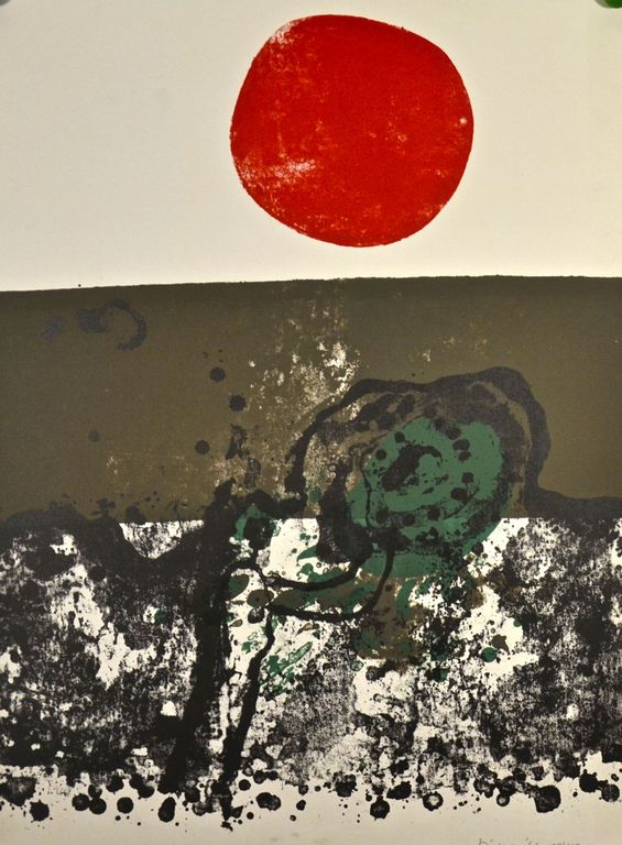 Jef Diederen: Litho. Onder de vlag verkocht voor € 70!