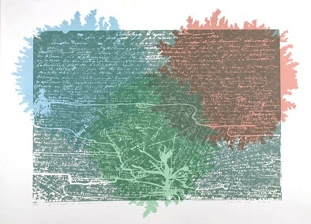 Titus Nolte - Généalogie de Nerval - 6 kleuren zeefdruk kopen? Bied vanaf 90!