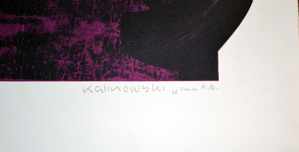 Horst Egon Kalinowski - kleurenlitho - Paques - handgesigneerd, gelimiteerd - 1968 kopen? Bied vanaf 125!