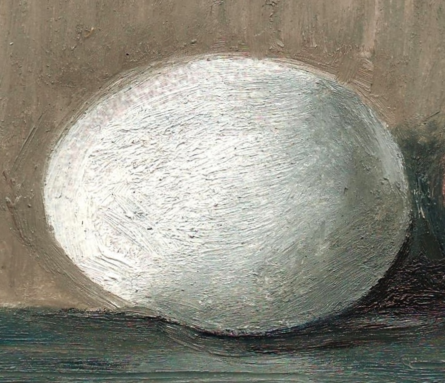 Jiddje, olieverf op paneel, stilleven met 2 eieren kopen? Bied vanaf 49!