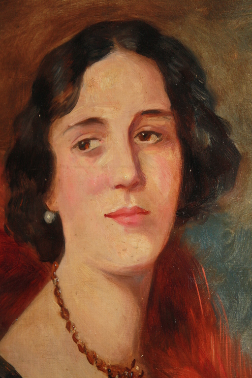 ART DECO DAME met VEER  door SIMON MARIS - MEESTER van HAAGSE SCHOOL kopen? Bied vanaf 700!