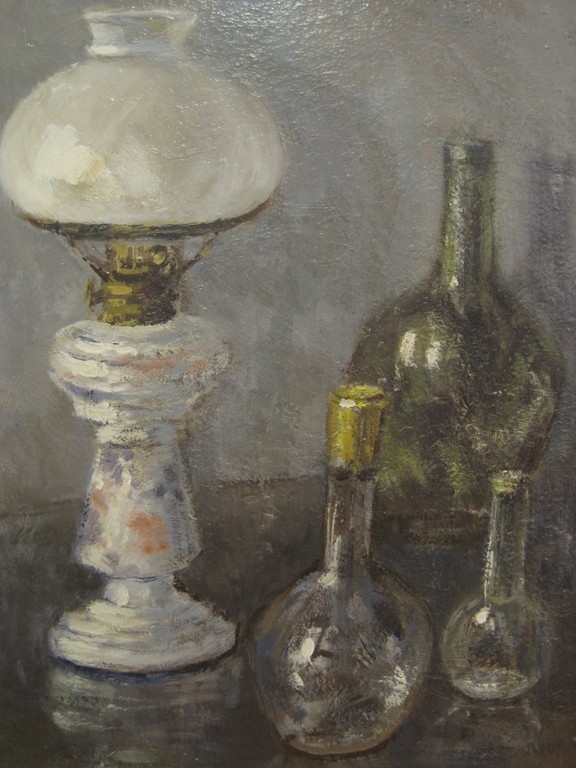 toegeschr. Coba Ritsema Amsterdamse Joffer stilleven met petroleumlamp olieverf kopen? Bied vanaf 1!
