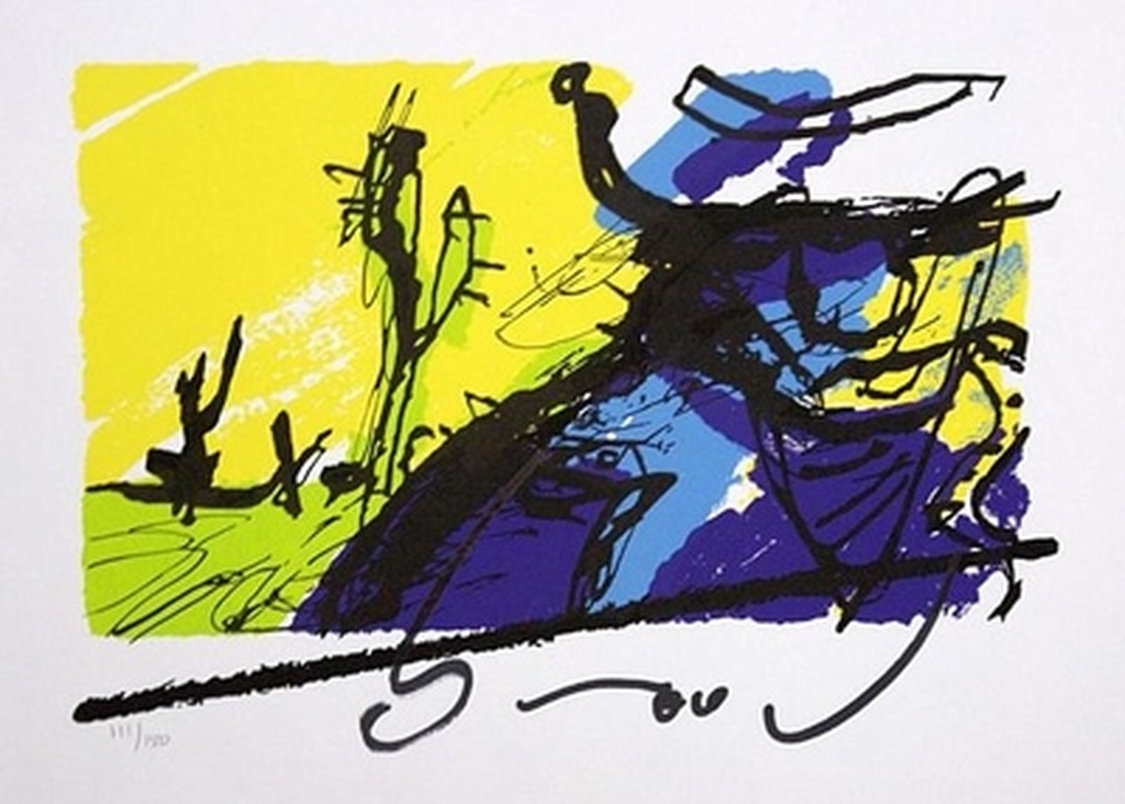 Herman Brood - zeefdruk - Bono verkocht voor € 135!