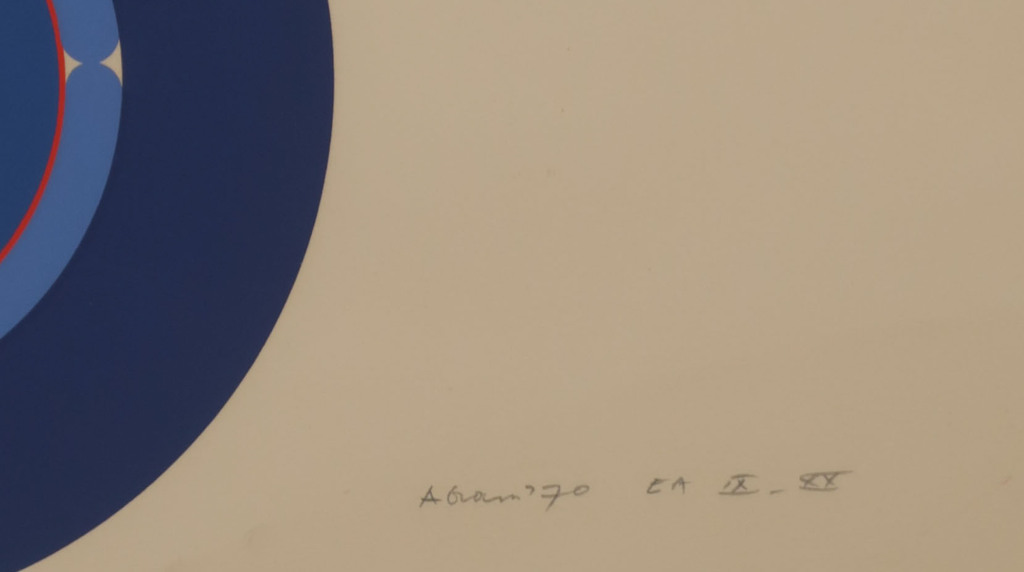 Ronald Abram: Zeefdruk, Infinitesinale constantes - Ingelijst kopen? Bied vanaf 1!