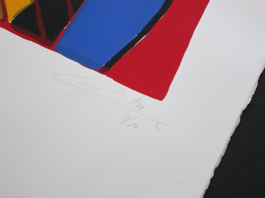 Volker LAUE -Der Trommler - kleurzeefdruk uit 1989 , oplage 99 , handgesigneerd kopen? Bied vanaf 1!