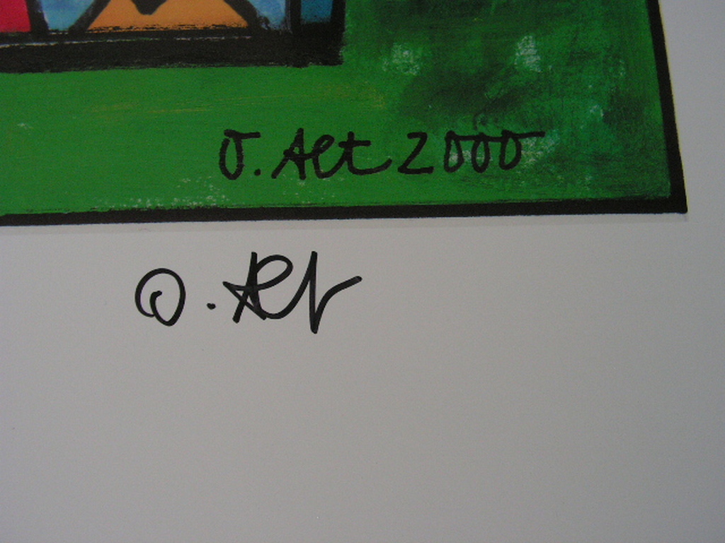 Otmar Alt - ZT - lithografie - gesigneerd. kopen? Bied vanaf 1!