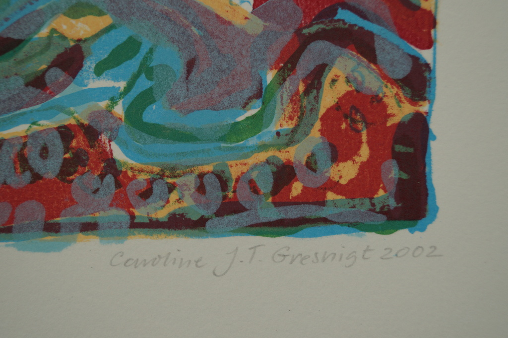 Caroline J. Gresnigt - gesigneerde litho - oplage 7 stuks - 2002 kopen? Bied vanaf 1!
