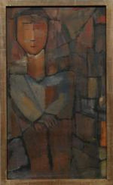 Signatuur HK, abstract uit 1925  - olie/karton - board  32x50 kopen? Bied vanaf 350!