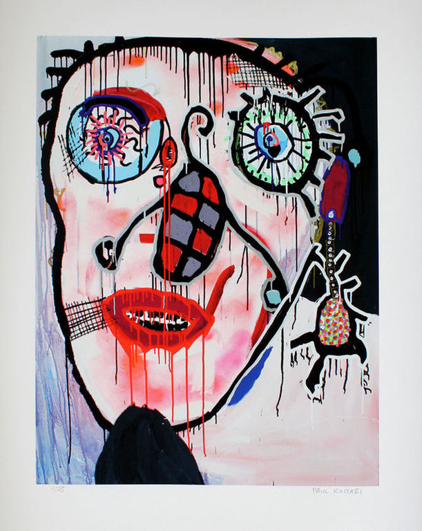 Paul Kostabi - Leggo my ego & Xiu xiu - Giclee - Handgesigneerd kopen? Bied vanaf 55!