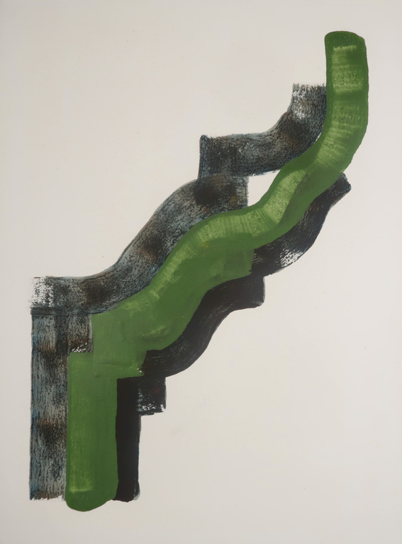 Hans Schraven: Acryl op papier, Abstracte compositie I  kopen? Bied vanaf 1!