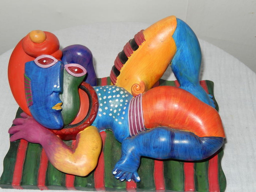 Clemens Briels, zeldzame sculptuur''Un Mediodia en la playa enamorade' (NIEUW) kopen? Bied vanaf 149!