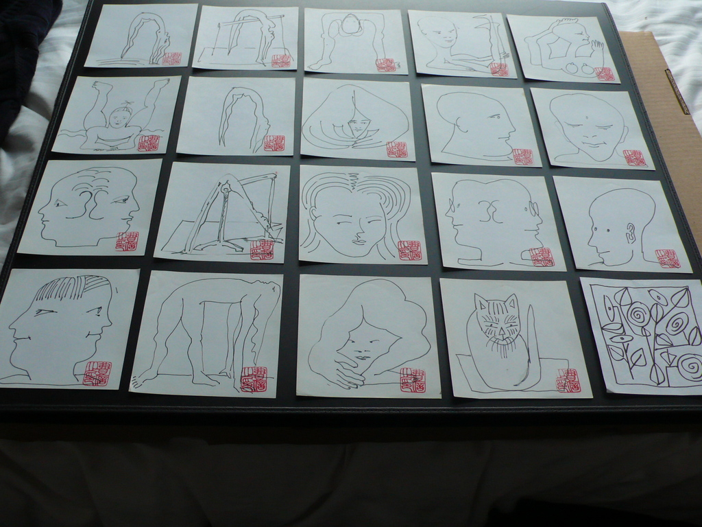 20 tekeningentjes Ernst Vijlbrief (1934-2010) kopen? Bied vanaf 40!