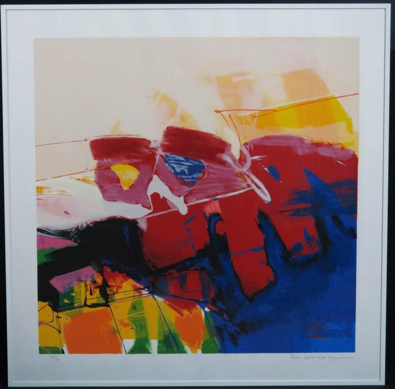 Frank Lejeune: Zeefdruk, Zonder titel - Ingelijst kopen? Bied vanaf 100!