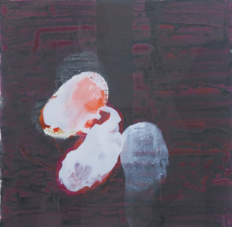 Rene Korten: Acryl en inkt op papier, Adding figures I - Ingelijst kopen? Bied vanaf 80!