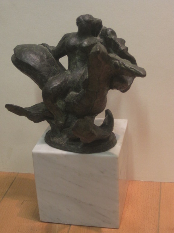  Uniek!! bronzen sculptuur van Nic Jonk "ontwapening van de Zee" ca. 1965  kopen? Bied vanaf 1!