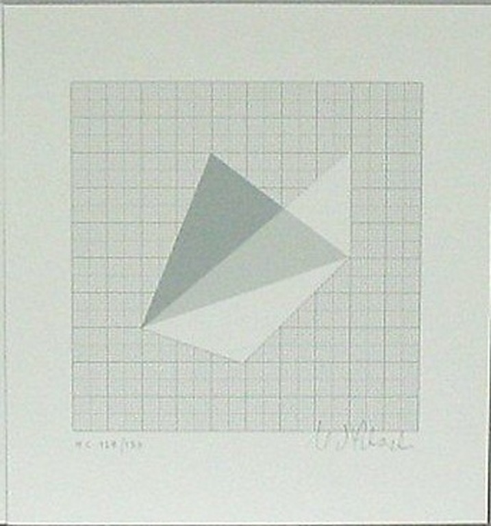 H.D. Schrader: Lithografie, Geometrische Compositie II kopen? Bied vanaf 10!