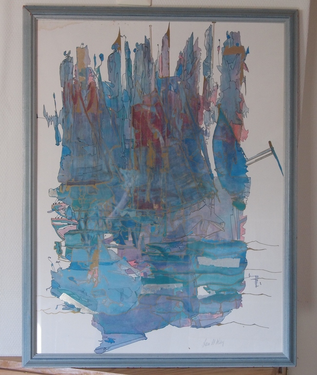  Ian Warwick King (1943), zeefdruk Storm uit 1990 kopen? Bied vanaf 1!