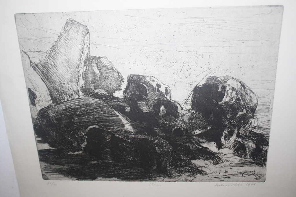 ETS ABSTRACT STENEN 1966  --  AUKE DE VRIES kopen? Bied vanaf 1!