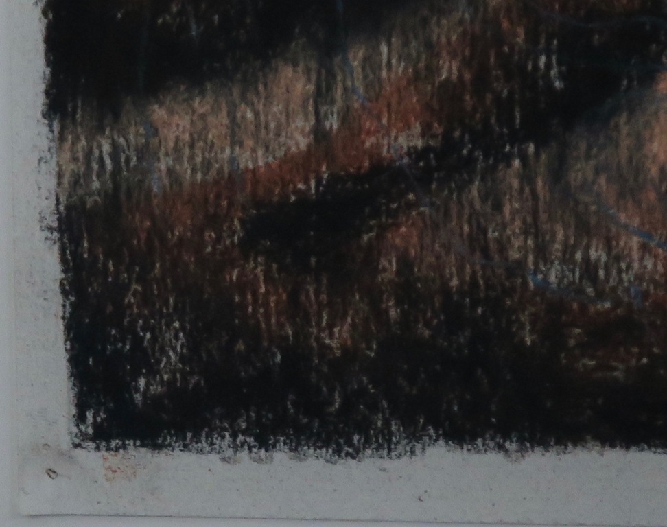 Nour Edinne Jarram: Pastel, Zonder titel -Ingelijst kopen? Bied vanaf 40!