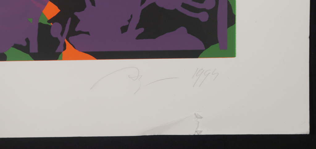 Arjan van Arendonk: Zeefdruk en Collage, 3 Tulips II kopen? Bied vanaf 20!