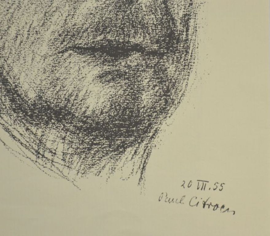 Paul Citroen: Litho, Portret van Thomas Mann kopen? Bied vanaf 1!