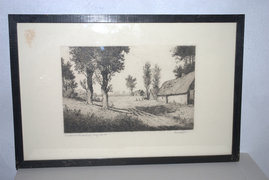 C.M.VAN DER WOERD, Brabants landschap, ETS kopen? Bied vanaf 25!