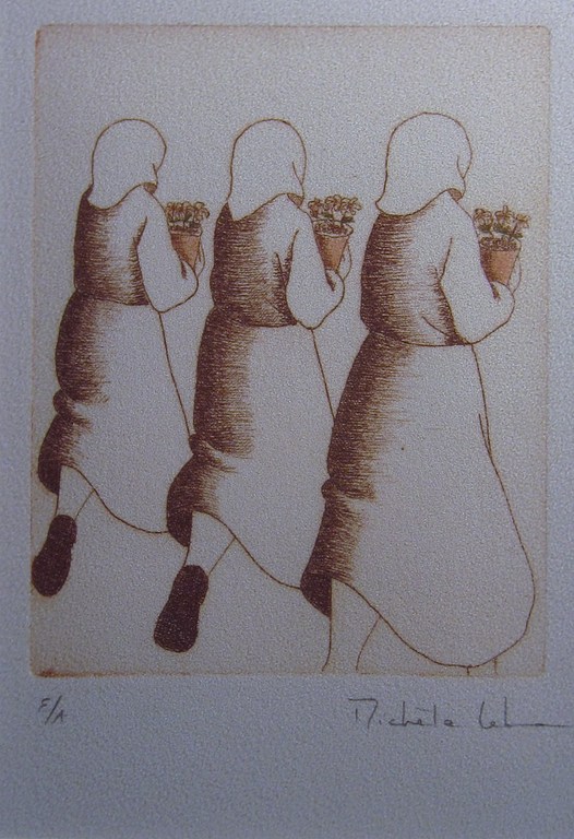 Michèle Lehmann - Zwitserland (1940) - kleurets kopen? Bied vanaf 60!