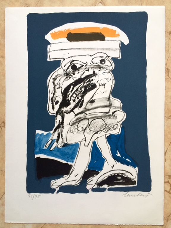 Lucebert, lithograph, zonder titel kopen? Bied vanaf 400!