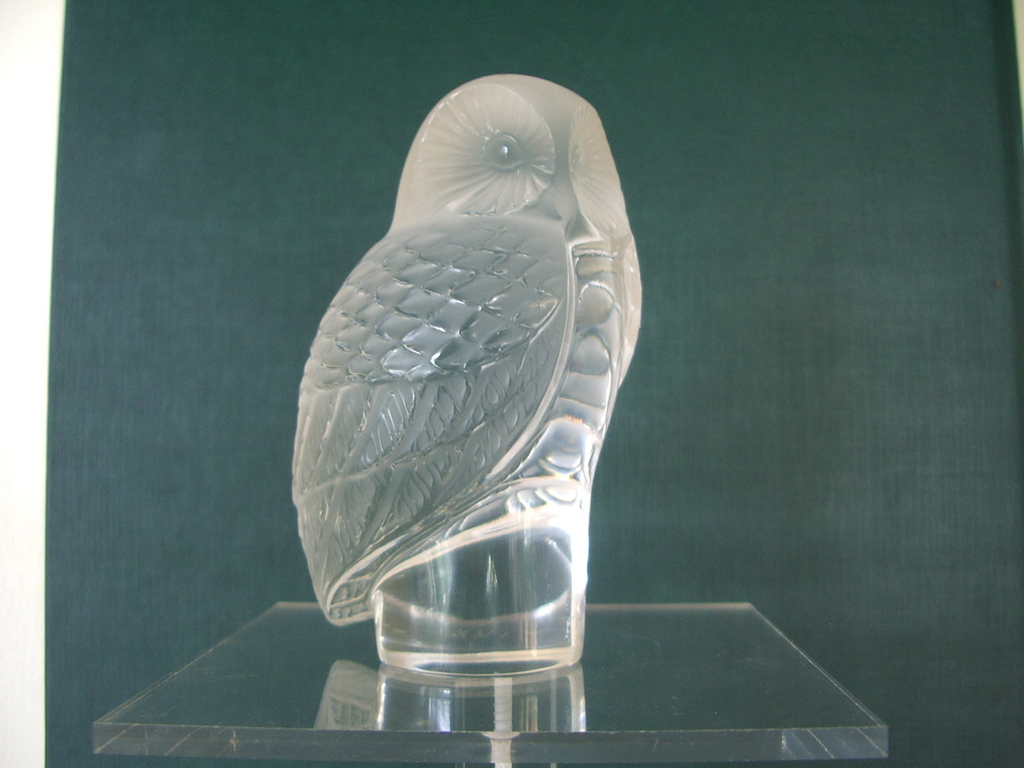 Lalique - gesatineerd glas - uiltje- chouette kopen? Bied vanaf 190!