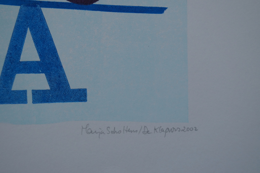 Marja Scholtens/ De Klaproos - gesigneerde houtsnede - "Aubergines" kopen? Bied vanaf 1!