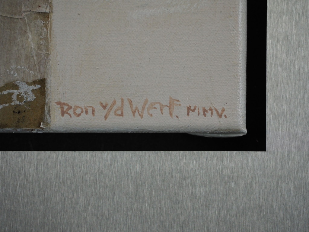 Ron van der Werf: Acryl op linnen, RW156 kopen? Bied vanaf 150!