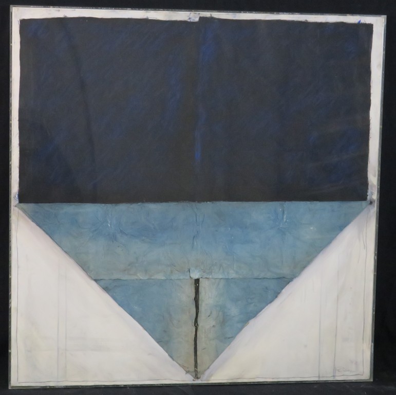 Jo Gijsen: Gemengde techniek op papier, Z.T. - Ingelijst (Groot) kopen? Bied vanaf 150!