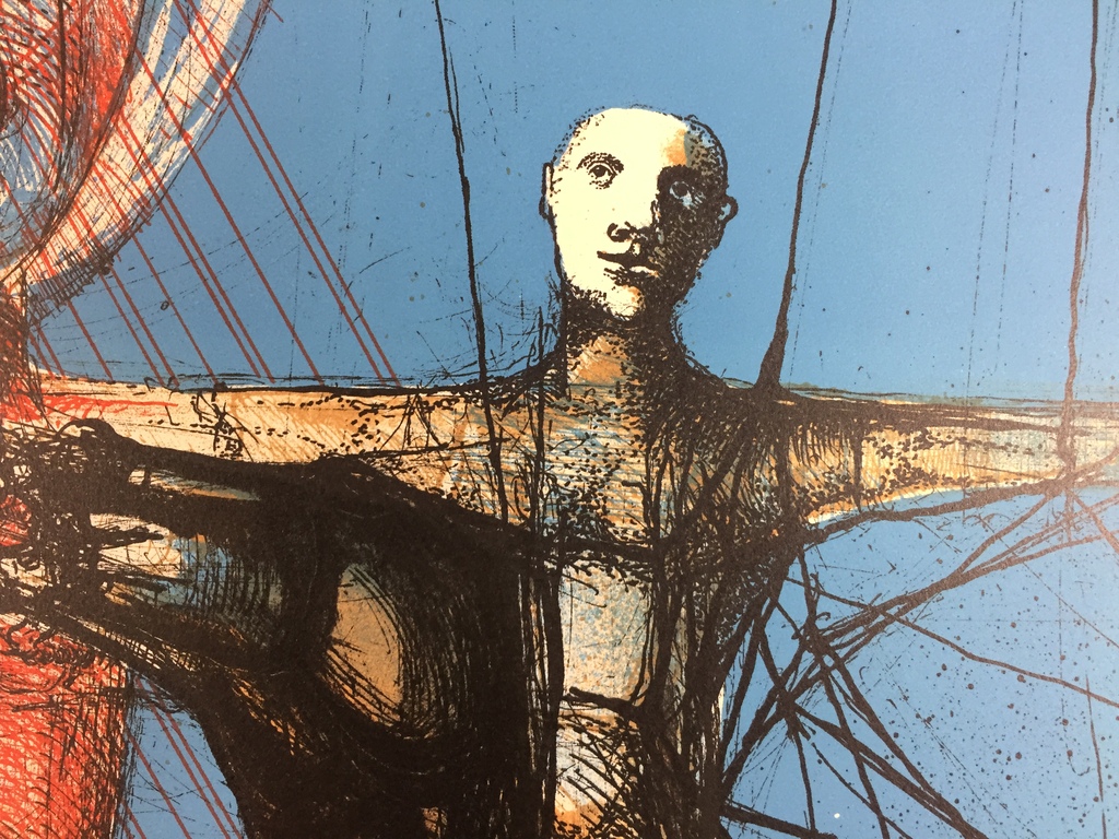Aat Verhoog, litho, 'Ruiters van de tijd', 1965 kopen? Bied vanaf 79!