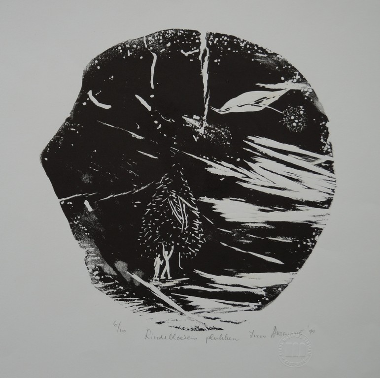 Gesigneerde litho - Stempel Frans Masereel Centrum - Kasterlee kopen? Bied vanaf 18!