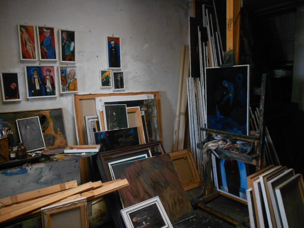 Theo van der Horst olieverfschilderij op linnen Airborne kopen? Bied vanaf 75!