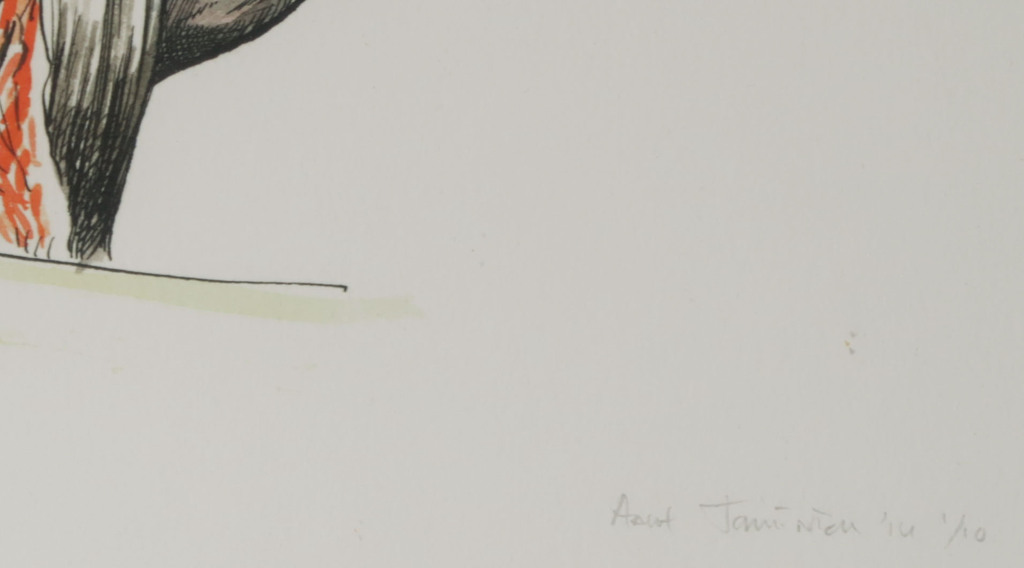 Aart Taminiau: Zeefdruk, De Kraker - Ingelijst kopen? Bied vanaf 1!